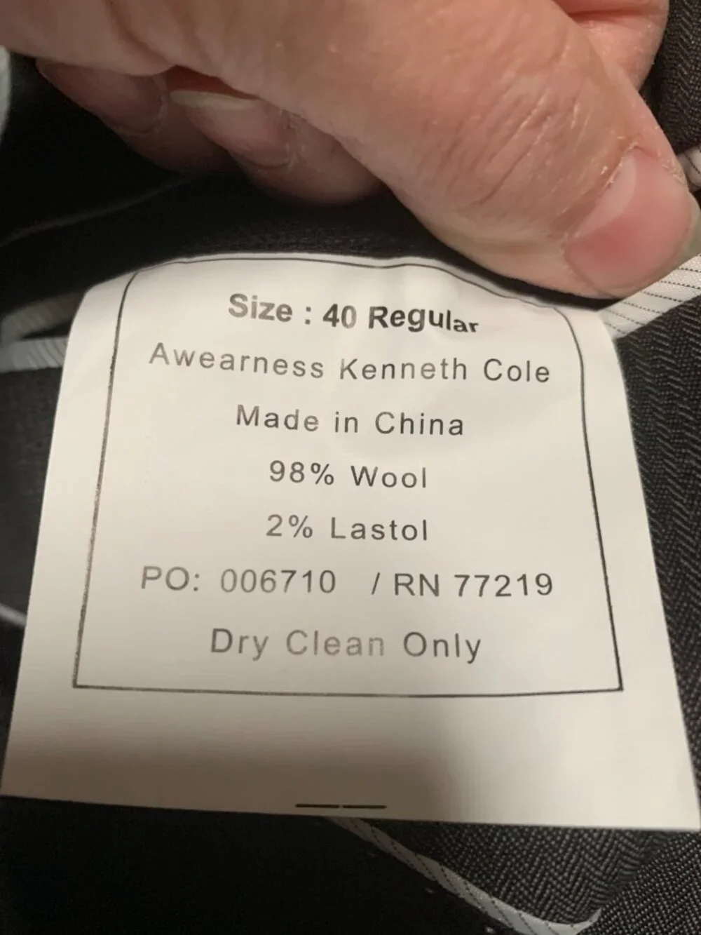 Awearness Kenneth Cole crafted from